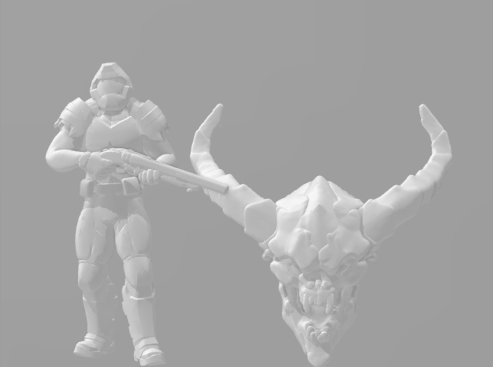 Doom Lostsoul 1/60 miniature for games and rpg 3d printed 