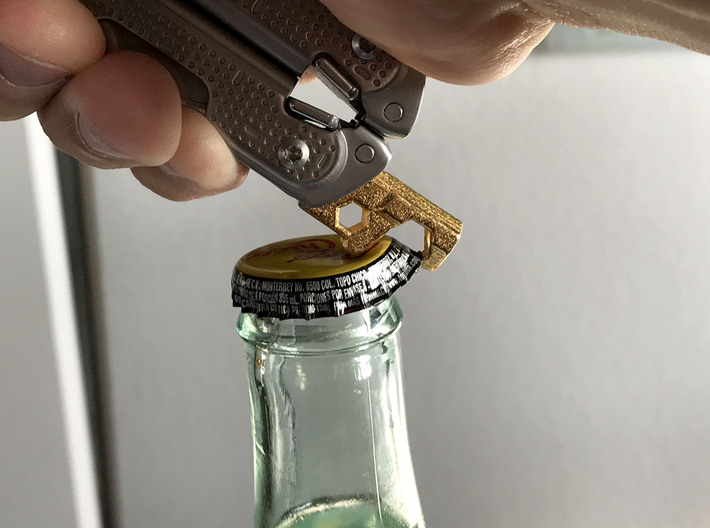 4mm Bit Holder Mod for Leatherman FREE P4 & P2 3d printed Bottle Opener