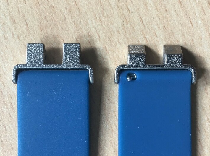 Pebble Steel 20mm & 22mm watch strap connectors 3d printed pebble and strap not included