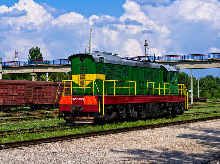 Chme 3 diesel locomotive Russian Ussr 3d printed