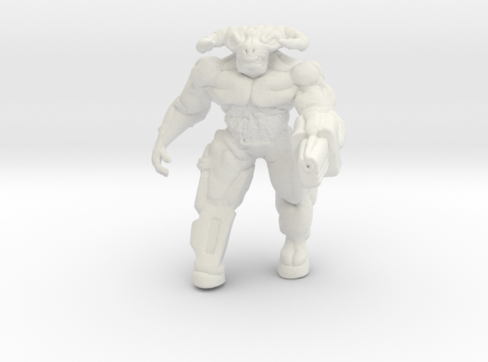 Doom Cyberdemon Classic miniature for games rpg 3d printed