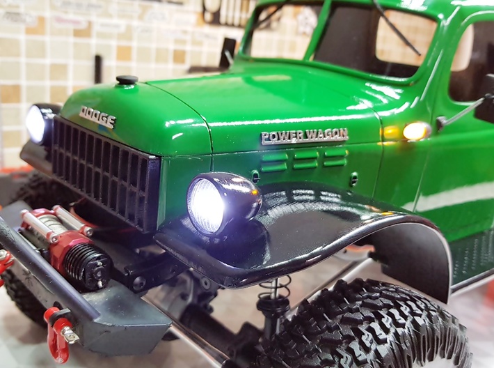 1:10 scale Dodge power wagon lettering 3d printed 