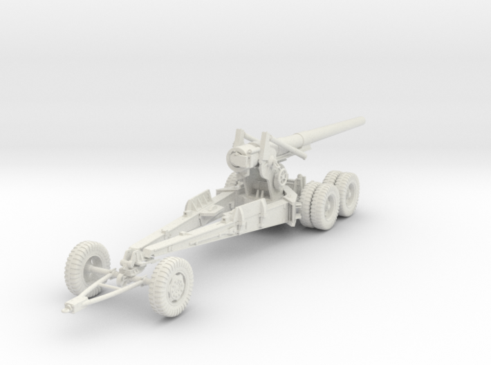 1/48 US 155mm Long Tom Cannon Travel Mode 3d printed