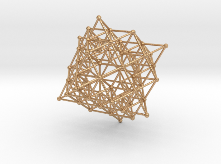 tetrahedron atom array 3d printed