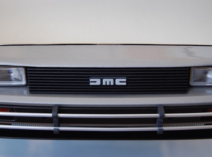 1:8 BTTF DeLorean Front Grille 3d printed Painted and assembled front grille