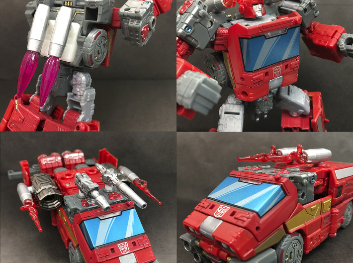 SIEGE: Ironhide Tactic Pack 3d printed 