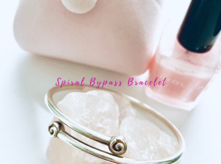 Spiral Bypass Bracelet 3d printed