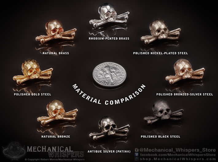 Human Skull Jewelry Pendant Necklace, Heart Split 3d printed 