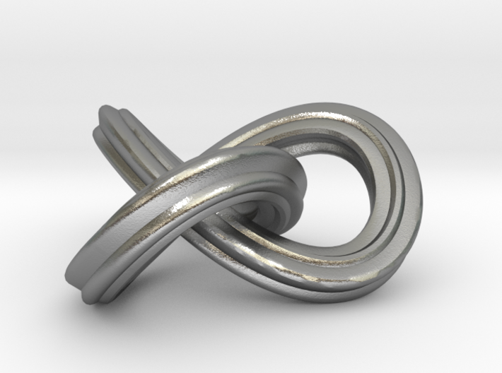 trefoil_knot_pendant 3d printed