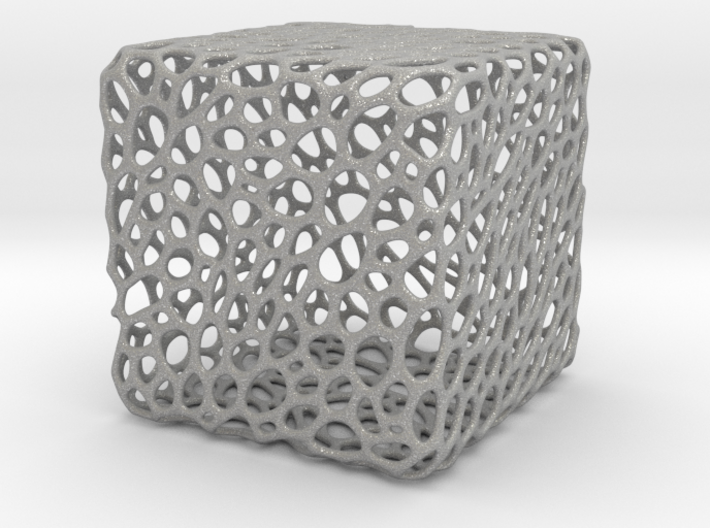 Cube Voronoi Free 3d Print Model by KTkaRAJ 3d printed