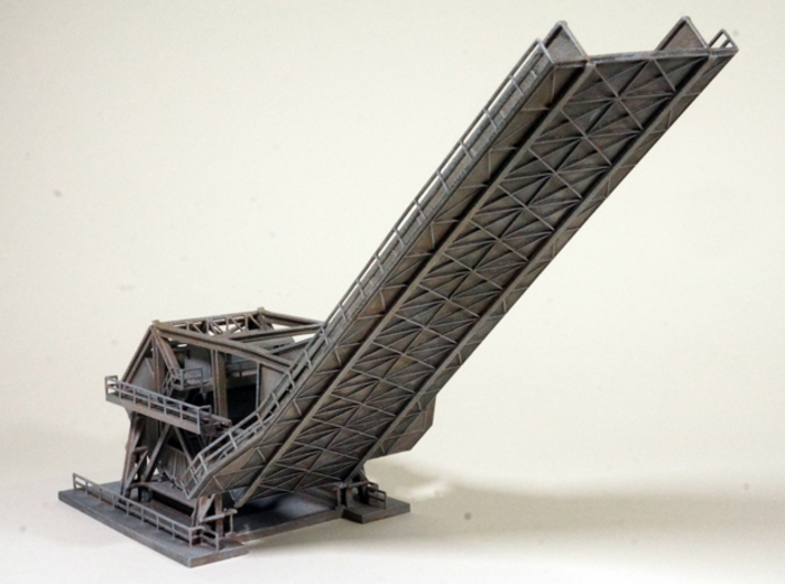 1:144 Pegasus Bridge D-Day 75th Anniversary 3d printed Painted and Assembled Model