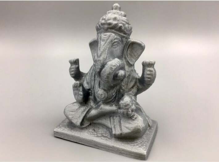 Lord Ganesha Statue 3d printed Demo 3D print created with FDM desktop 3D printer