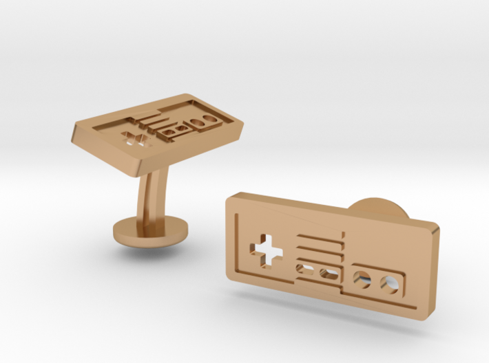 Nintendo NES Cufflinks 3d printed