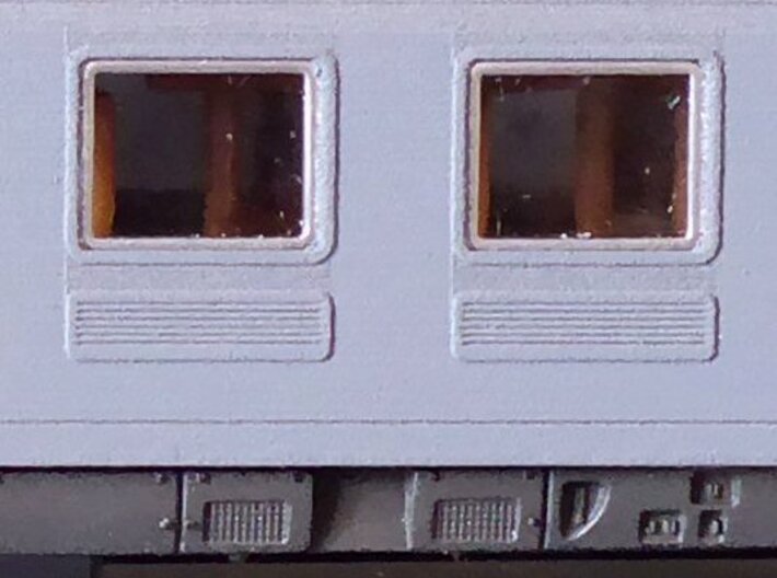 SNCF Téoz B3Su Vu78 1/160 voiture services 3d printed Grille de climatisation