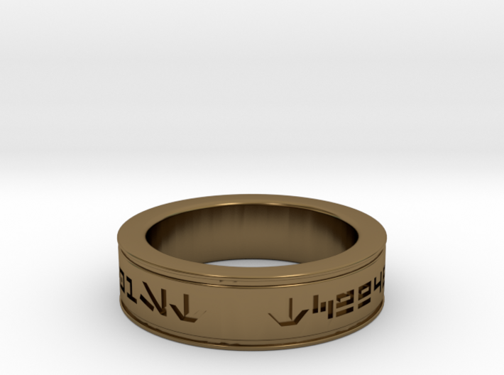 Trooper ID Ring 3d printed