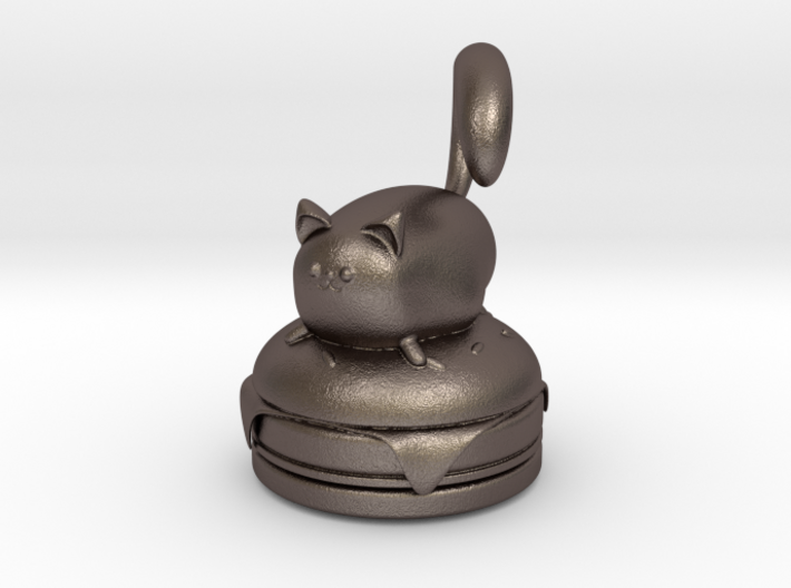 Cat on a Burger 3d printed