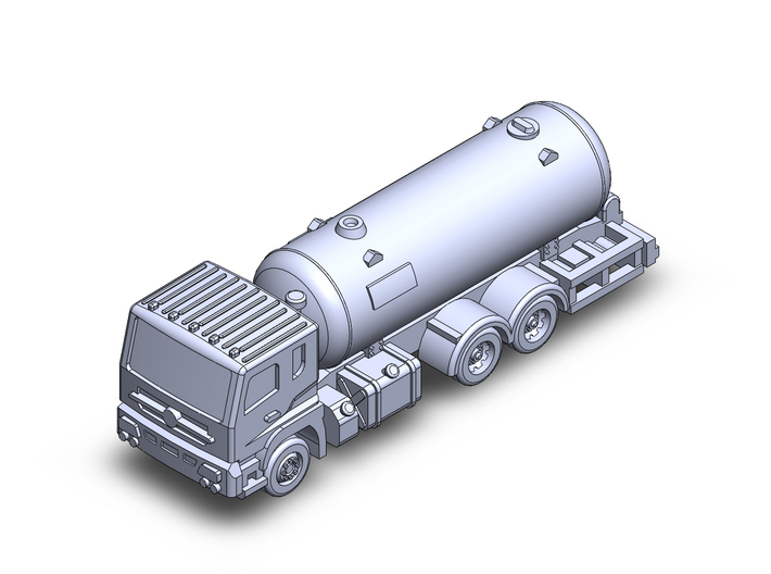 LPG Dongfeng 3 axle propane 3d printed 12