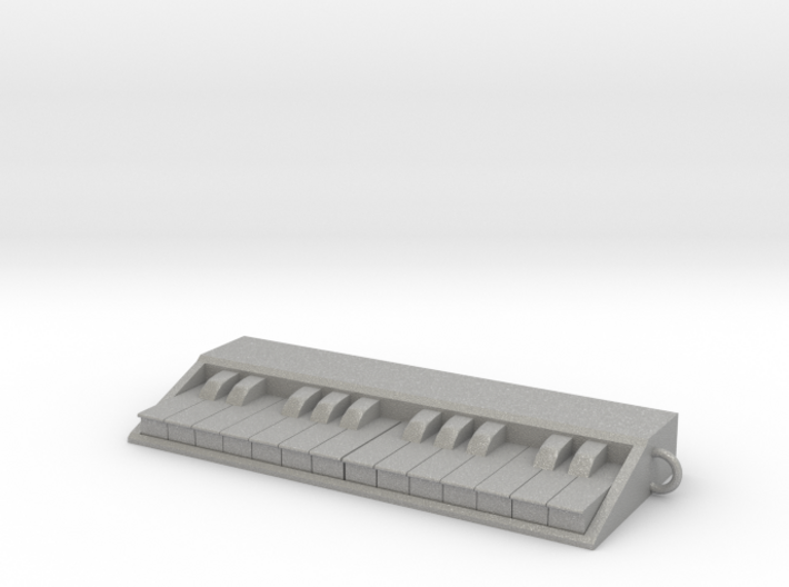 Keyboard Piano Pendant 2 Octave 3d printed