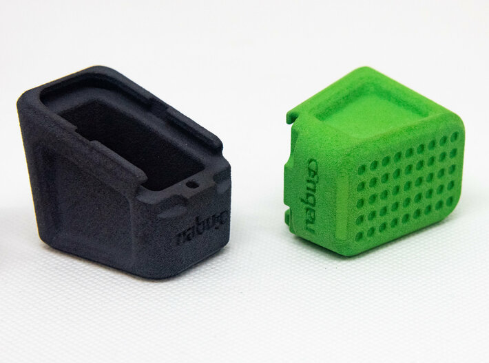 Glock mag extension - custom logo 3d printed 