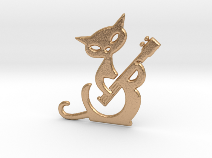 Banjo cat 3d printed