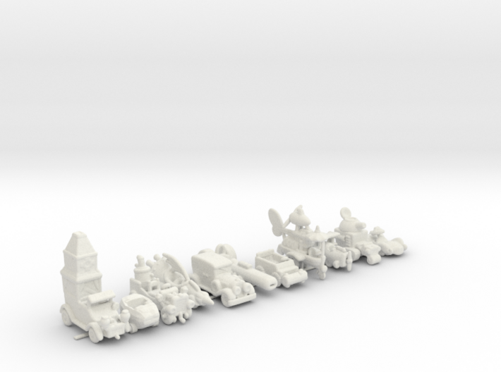 ALL WACKY RACERS 160 scale 3d printed 