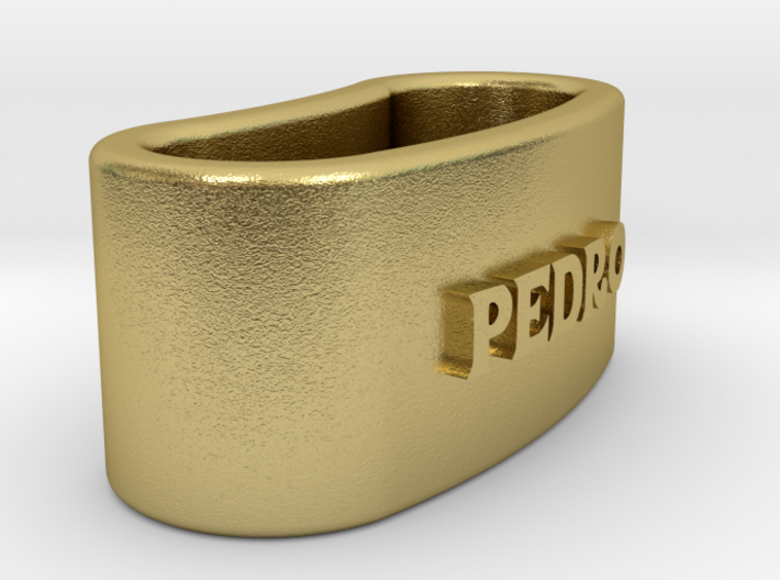 PEDRO 3D Napkin Ring with lauburu 3d printed