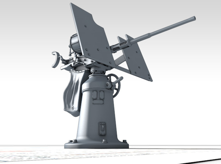 1/48 Royal Navy 20mm Oerlikon MKI x1 3d printed 3d render showing product detail
