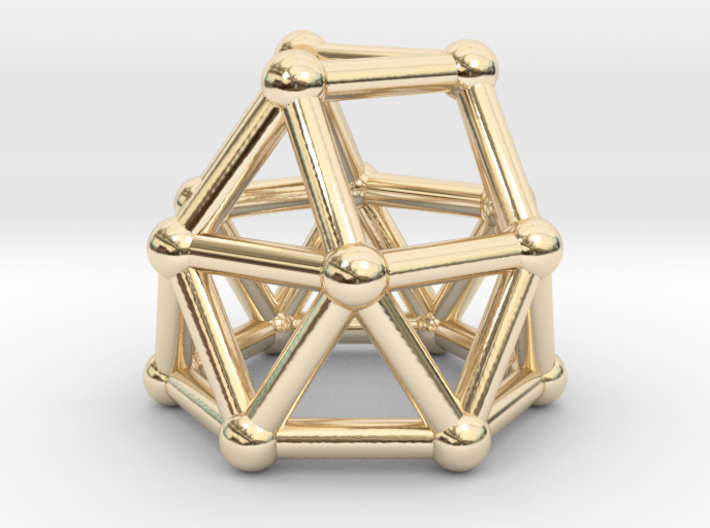 0780 J22 Gyroelongated Triangular Cupola #2 3d printed