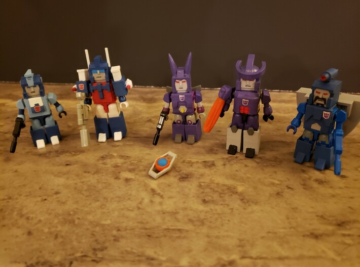 Armor for Galvatron,Scourge,Cyclonus Kreons (1/2) 3d printed Exampled of figures painted