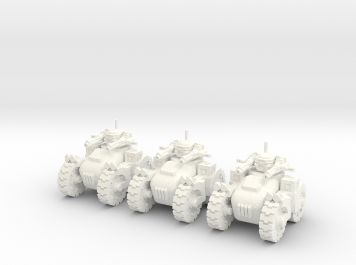 6mm - All Terrain Advanced AI Turret Tank 3d printed