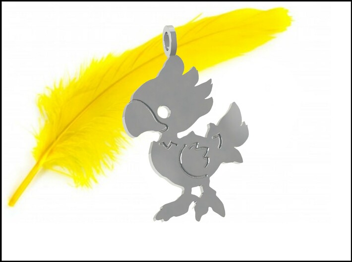 Baby Chocobo 3d printed
