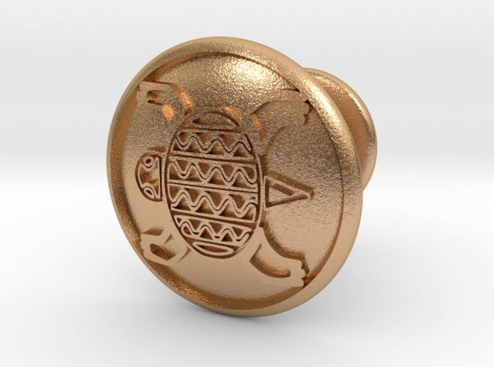 Tortise Cufflinks 3d printed