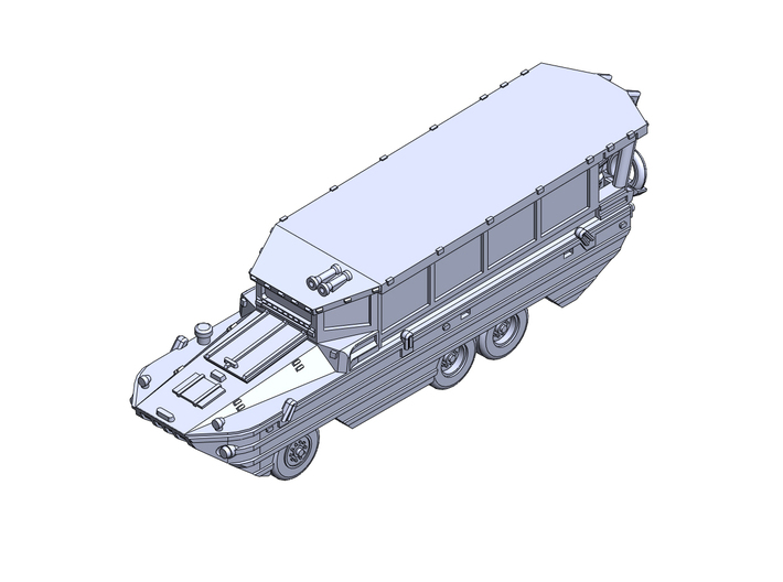 gmc Duck Boat tour bus 3d printed 