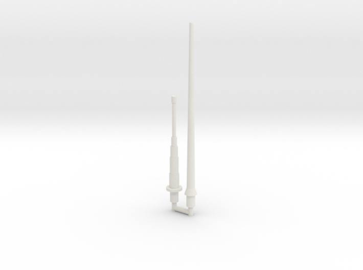 Mauler Antenna Set (Long and Short) 3d printed