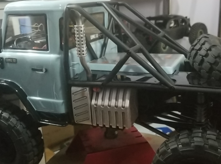 axial UMG10 exhaust bottom 3d printed 