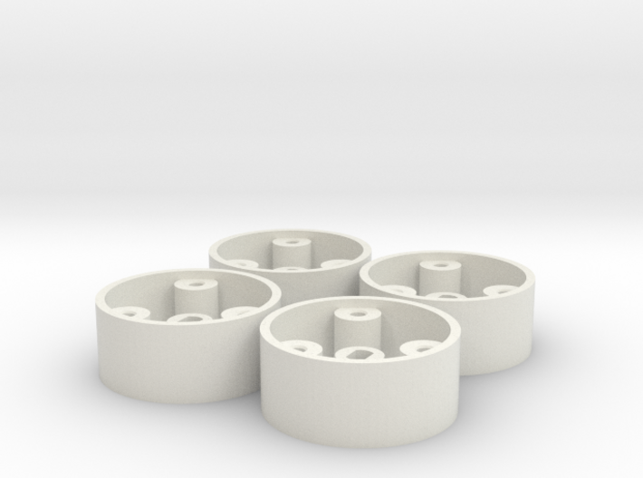 V2 - 4 jantes AV GLA D20 pour flans 3D 3d printed