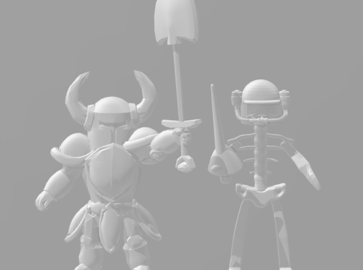 Shovel Knight 1/60 miniature DnD for games and rpg 3d printed 