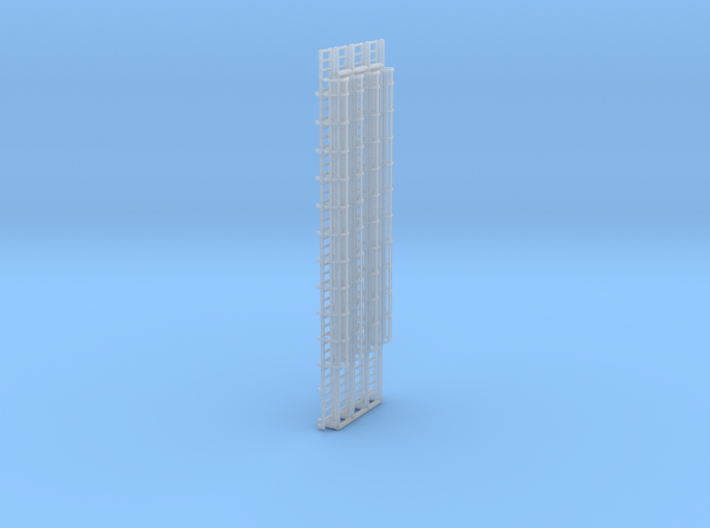 N Scale Cage Ladder 84mm (Platform) 3d printed