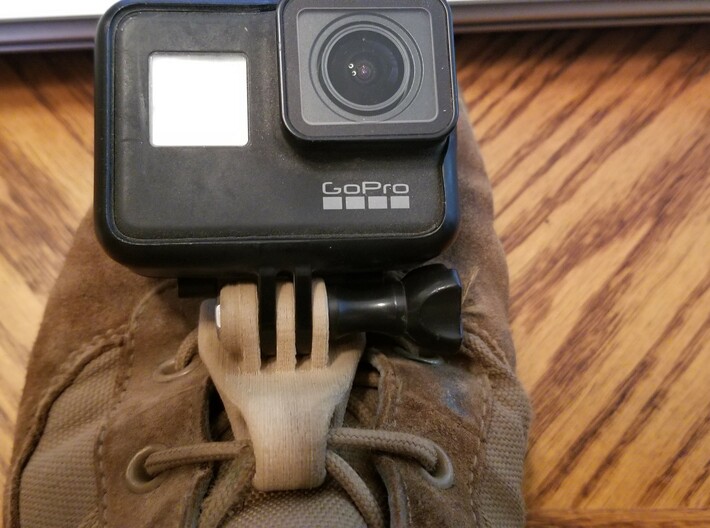 GoPro Toe Cam mount, great for active sports 3d printed 
