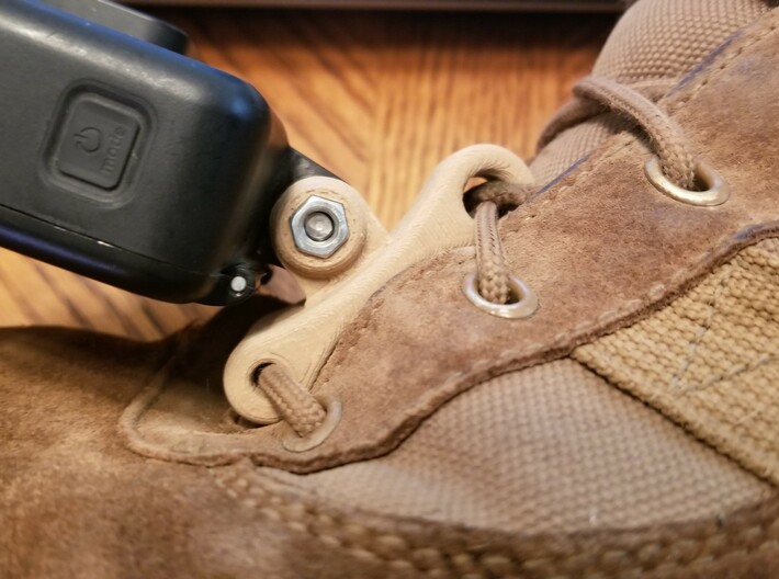 GoPro Toe Cam mount, great for active sports 3d printed 