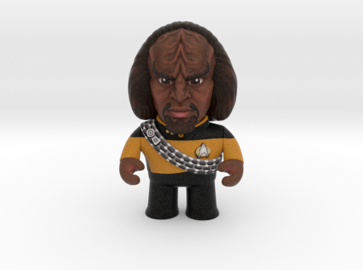 Worf Caricature 3d printed