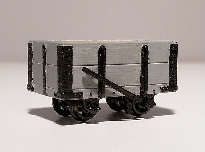 009 WHR / NWNGR 2 Plank Open Wagon 4mm 3d printed