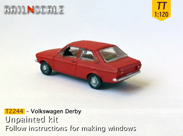 Volkswagen Derby 1 (TT 1:120) 3d printed 