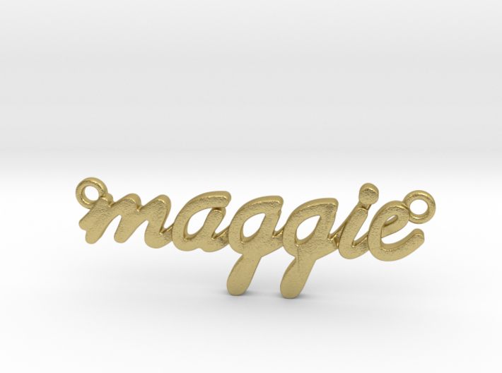 Name Pendant - Maggie 3d printed
