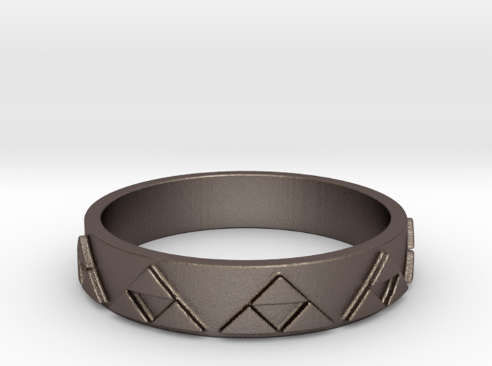 Slim Triforce Ring (Choose your size!) 3d printed