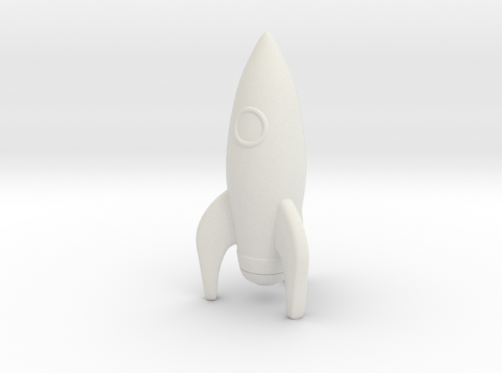 Rocketship 3d printed