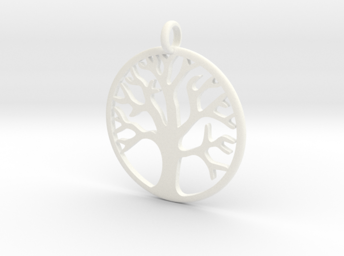 Tree Medallion 3d printed