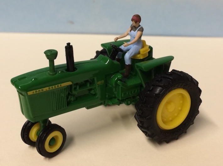 Female Farmer Driver 3d printed 