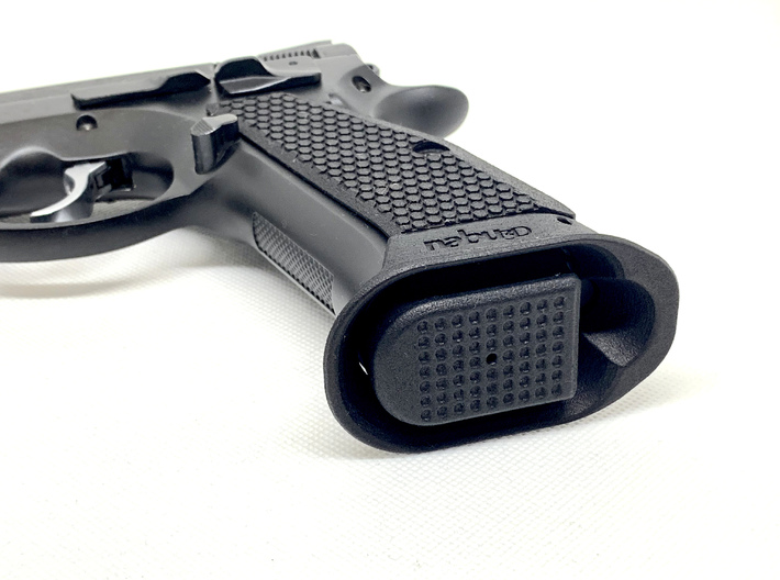 CZ75 SP-01 magwell 3d printed MJF black plastic