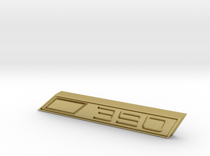 Cupra 390 Text Badge 3d printed